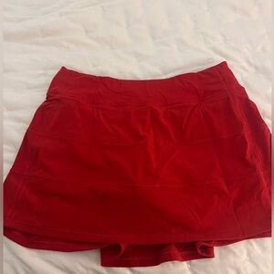 Lululemon Red Skirt